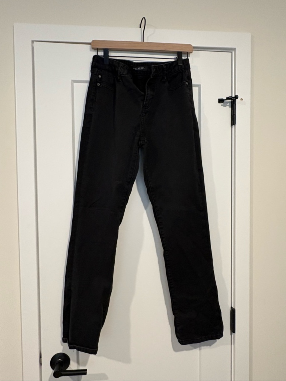 Liverpool Jeans Company Sadie Straight Black Boot Cut Jeans